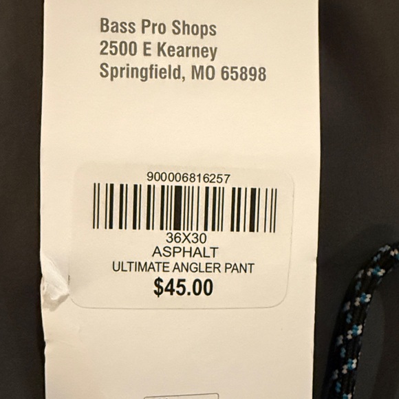 Bass Pro Shops Charcoal Chinos - Picture 8 of 8